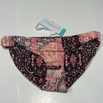 Seafolly 🎉  NWT 12 Women's Pink and Black Bikini Bottom reversible boho Photo 2
