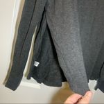 Lou & grey Dark Grey Knit Long Sleeve Side Slit Top M Photo 7