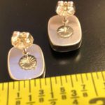 Sterling Silver JAY KING Turquoise Cabochon Black Matrix  Earrings NWOT Photo 2