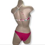Recco size large brazilian bright floral print bikini. New With Tags Pink Photo 1