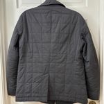 Banana Republic  Classic‎ Lightweight Preppy Sz S Gray Quilted Pea Coat Jacket Photo 1
