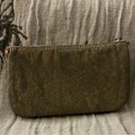 Kipling A Rare Vintage  Brown Animal Print Zip Makeup Cosmetic Pouch Bag Photo 1