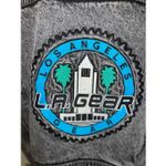 Vintage L.A. Gear Black Jean Jacket LARGE Unisex Photo 3