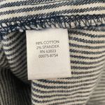 CJ Banks Women Jean Jacket 1X Navy Striped Denim Western Cowgirl Sustainable Blue Photo 7