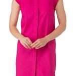 MICHAEL Michael Kors Poplin Shirt Dress in Geranium Pink size Medium NWT Photo 0