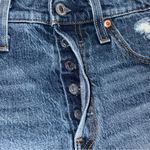 Levi's Levi’s 501 Original Fit High Rise Cutoff Distressed Denim Jean Shorts size 25 Photo 2