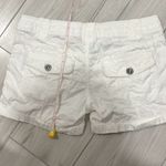 Esprit Espirit women's white utility cargo shorts size 8 vintage condition Photo 4