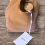 Merit Signature Cosmetic Bag Brown Corduroy Makeup Tie Top Carrying Case Photo 0