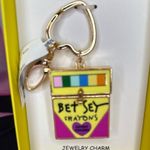 Betsey Johnson Crayon Box Bag Charm Keychain Photo 1