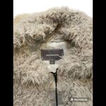 Women’s Johnston & Murphy Faux Fur‎ Furry Vest Beige Size M Size M Photo 1