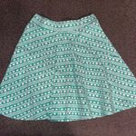 SO Boho Teal Skater Skirt  Photo 1