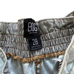 BDG  - High Waist with Pleats Denim Shorts in Light Wash Blue Photo 1