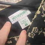 Motherhood Maternity Blouse Womens Size Small Tank Top Tie Back Beaded Floral Photo 5