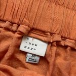 A New Day Orange A-Line Button Skirt Photo 1