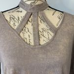 Andree by Unit Andreé by Unit stretch knit top with cutout neckline and back tie M Photo 3