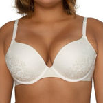 secret treasures  36DD Back Smoothing Lace Push Up Bra Underwire Cream ST382 Photo 0