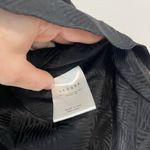 Sézane Sezane Black‎ Silk Castelle Ruffle Neck Button Front Blouse Size 36 Photo 5