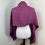 Givenchy Purple Brown Monogram Silk Scarf Shawl Large Photo 7