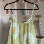 ୨୧ ･ﾟ✧ Flower Detail Tank Top Green Size 4X Photo 3