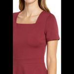 Rachel Parcell  red Square Neck Fit & Flare Dress Photo 2