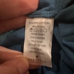 Peruvian Connection  Teal‎ Peplum Top XL Pima Cotton Modal V-Neck Photo 8