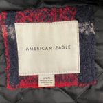 American Eagle  Outfitters Quilted Lined Jacket Women M Red Plaid Cropped Full ZI Photo 3