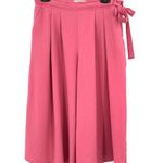 Mango  Suit size 6 pink dress pants side zipper with tie has pockets‎ Photo 0