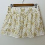 Emily McCarthy NWT Gold Burst‎ Party Shorts Women’s Medium Metallic Holiday White Photo 4