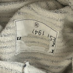 Frank & Eileen Hand-cut raw hem and edges Rolled funnel neck Elbow-length continuous sleeves Signature capelet side slits  Fabric: 100% Cotton  • Made in Sunny California, USA • Care: Machine wash cold, tumble dry low  This is new without tags F&E is a green company and doesn’t have sale tags.  Inside tag has been cut to prevent store returns  10750 Photo 3