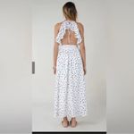 Molly Bracken  Polka Dot Open Back Maxi Dress Size Medium Photo 1