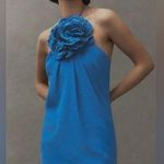 Halston Heritage Blue Sheath Cocktail Dress Photo 0
