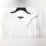 White House | Black Market White Bow Sweatshirt Photo 1