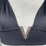 PINK - Victoria's Secret Victoria Secret Very Sexy Deep V Plunge Black  Rose Gold Bling Mix & Match Set M Photo 5
