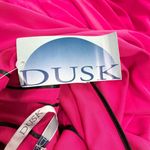 Vtg Y2K Dusk Halter Dress Women 9/10 Pink Siren Vixen Vamp Glam Ruffle Bow Retro Photo 5