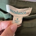 Sundance NEW  Women’s Embroidered Cargo Pants 8 Olive Green Boho Cotton Stretch Photo 7