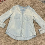 Holding Horses  Chambray button down blouse XS Photo 0