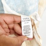 Rachel Zoe  Women Boho Tie Dye 100% Linen Hooded‎ Button Up Shirt Top Size M Photo 3