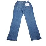 Good American Good Boy Jeans High Rise Split Hem Blue941 Women's Size 4 27 Photo 1