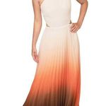 Rachel Roy Cut Out Zippered Pleated Ombré Maxi Dress Size 14 New w/Tag MSRP $169 Photo 0