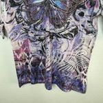 Apt. 9  y2k Butterfly Rhinestone Graphic Short Sleeve Fairycore Top L Photo 4