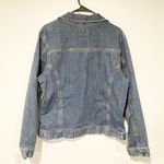 Carhartt Denim Snap Jacket Women's XL Blue WJ001 Ladies Jean Work Outerwear Photo 3