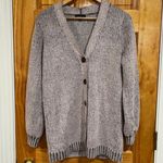 Majorelle Women’s Oversized  Revolve Chunky Knit Button Pink Marled Cardigan XS Photo 0