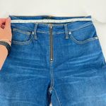 Lucky Brand Hi Rise Raw Hem Jeans Size 2/4 festival bootcut ankle acid wash Photo 8