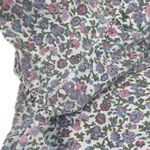 Andrew Sports New York | Vintage 90s Floral Short Sleeve Button Down | Small Blue Photo 10