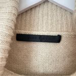 Jenni Kayne Atlas Merino Wool Turtleneck Sweater in Wheat Beige Size Medium Photo 3