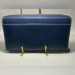 Kate Spade Rare Vintage HTF  Wellesley Neda Zip Around Deep Blue Navy Wallet Photo 3