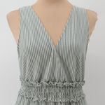 American Eagle Green Gingham Dress Womens Ruffle Smocked Waist Tiered Size M Size M Photo 1