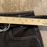 BDG  Urban Outfitters Skirt Women L Black Belted Button Mini Grunge Whimsigoth Photo 5