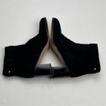 Kate Spade  Madelaine Womens Size 6B 6 Black Leather Suede Heeled Bootie‎ Strap Photo 7