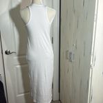 ZARA  White Ribbed Tank Top Dress Photo 2